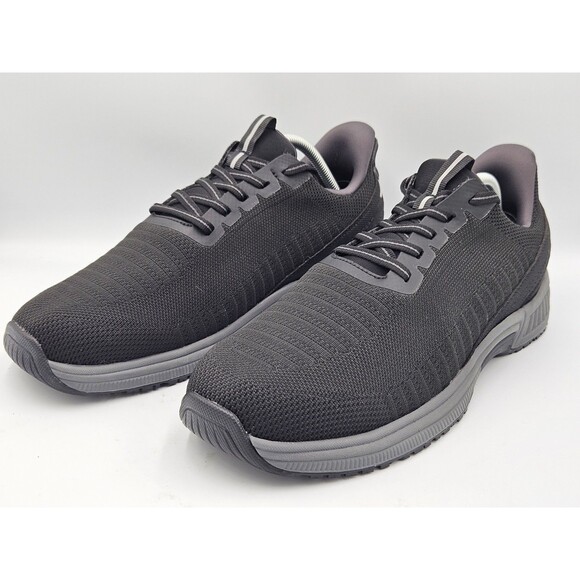 Orthofeet Yari Men’s Walking Shoes Black Grey Size 9 D Diabetic Comfort Sneakers main image 6